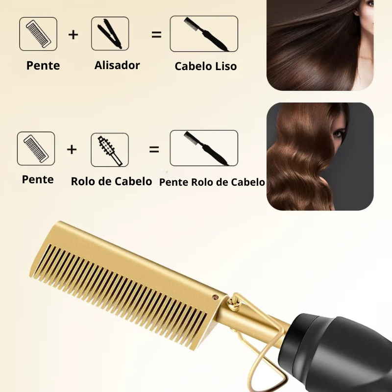 QuickHeat™ - Electric Titanium Hair Straightener