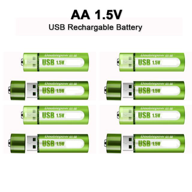 Rechargeable USB Battery™ - Your batteries, ready to use anytime!