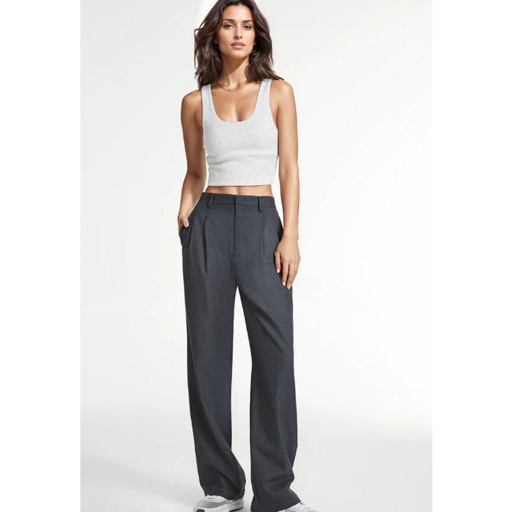 Eva™ - Tapered pants with wide legs