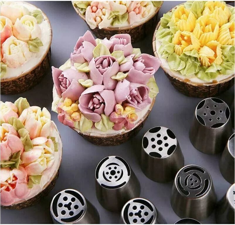 SilverCraft™ Piping Master Set — Create breathtaking cakes that turn heads