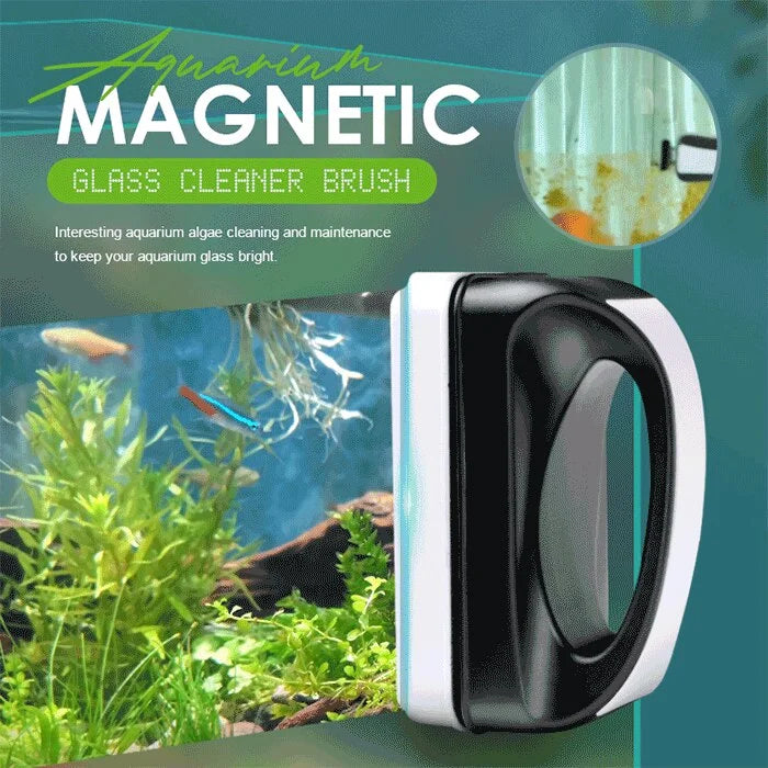ClearMag™ - Aquarium Fish Tank Floating Glass Cleaner With Scraper