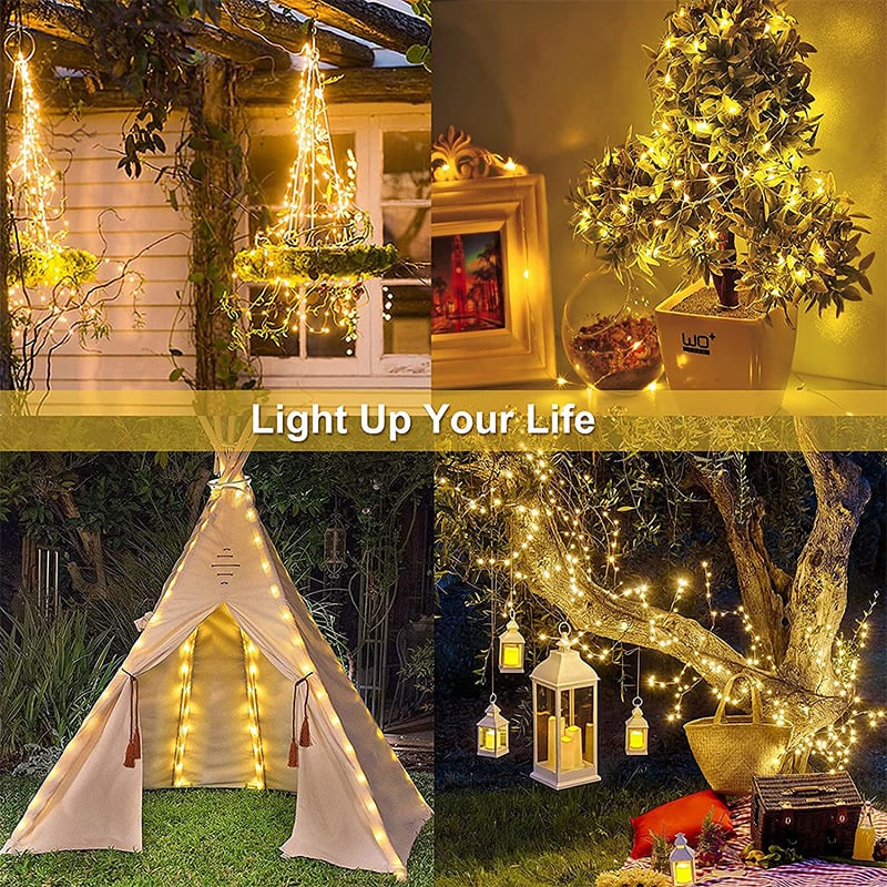 LuminaLuxe™ Copper Wire Lights – Create Cozy Magic with Effortless Shine & Endless Charm