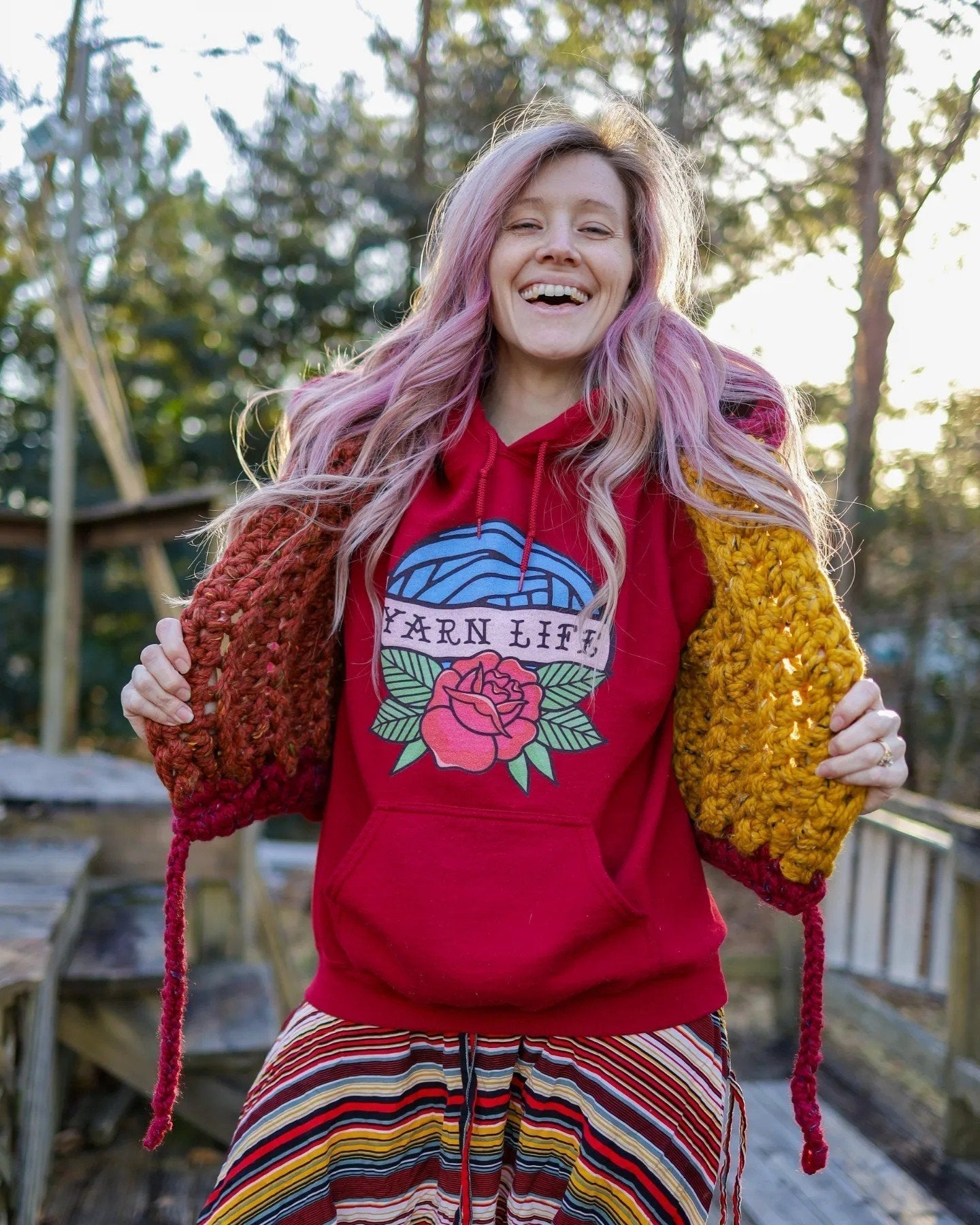 YarnMate™ - Portable Hand Wrist Yarn Holder