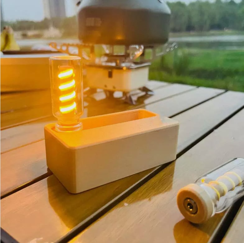 MagnetoLamp™ - 3D-Printed Magnetic Ejection Night Lamp