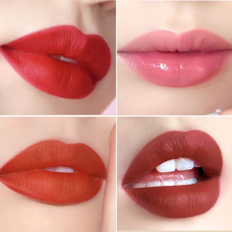 GlossBag™ - Velvet Matte Lipstick Set with Chain Bag