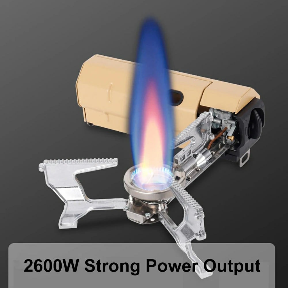 FlameFold™ - Compact Folding Spyder Camping Gas Stove