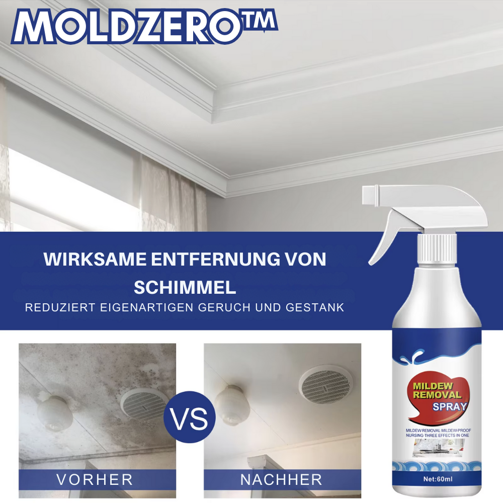 1+1 FREE | MoldZero™ Rapid Mold Remover for a Healthy, Stain-Free Home