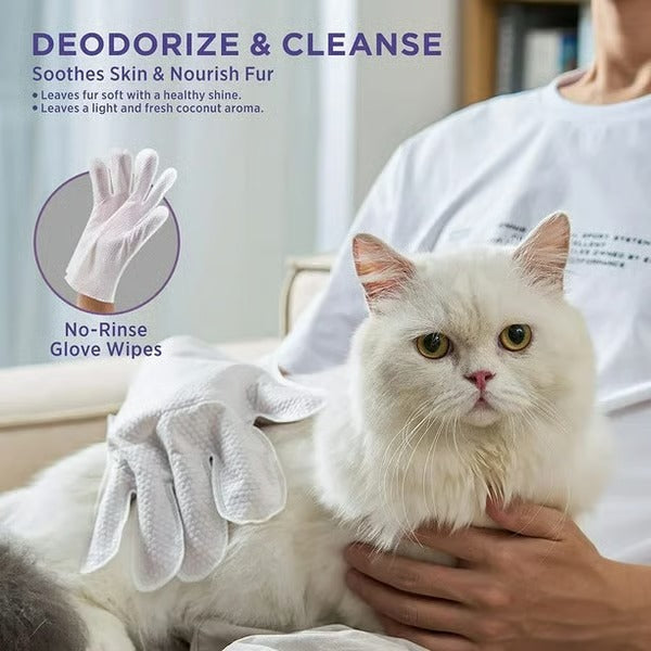 2+2 FREE | PawBreeze™ Grooming Gloves — Instant Pet Care Product for Happier, Cleaner Animals