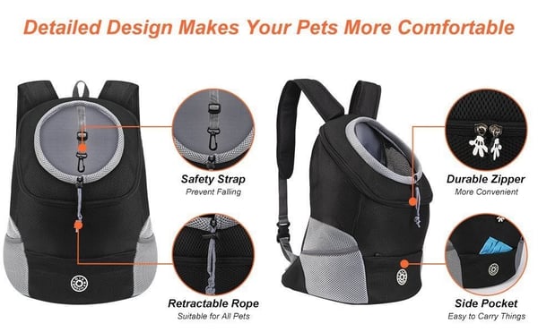 PawVentura™ - Breathable Dog Carrier