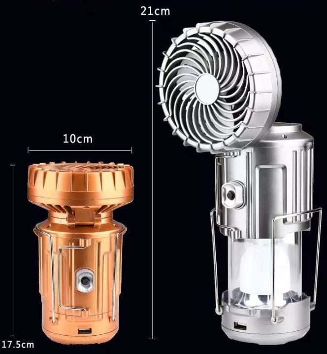 Solari™ - 6 in 1 Portable Solar LED Camping Lantern