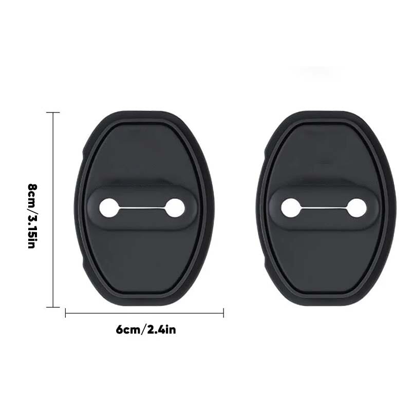 LatchGuard™ - Silicone  Protective Cover for Car Door Locks (4 Pieces)