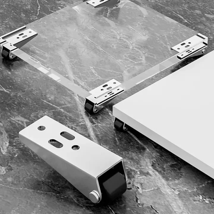 1+1 FREE | SqueakSafe™ Swivel Door Roller with Long Bracket