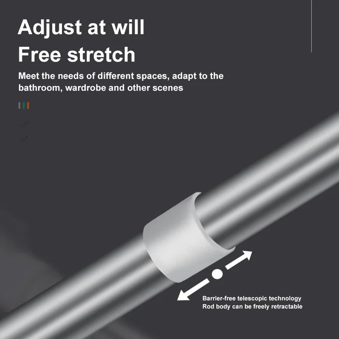 No-Drill Adjustable Rod™ - Say goodbye to clutter and tools!