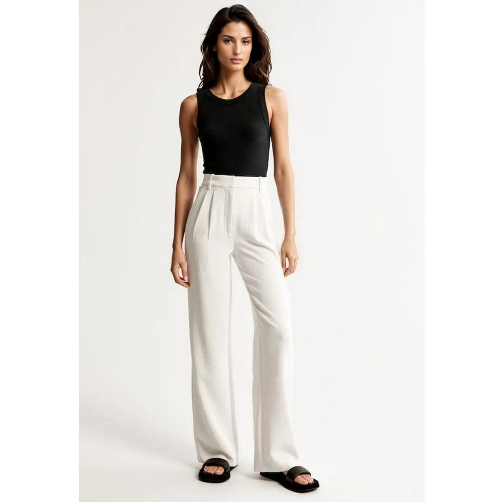 Eva™ - Tapered pants with wide legs