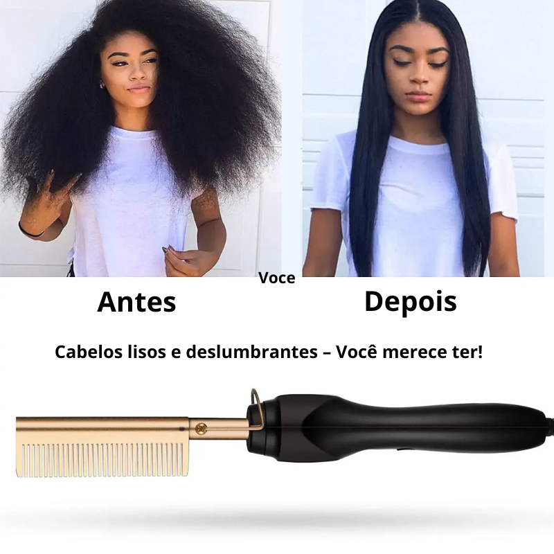 QuickHeat™ - Electric Titanium Hair Straightener