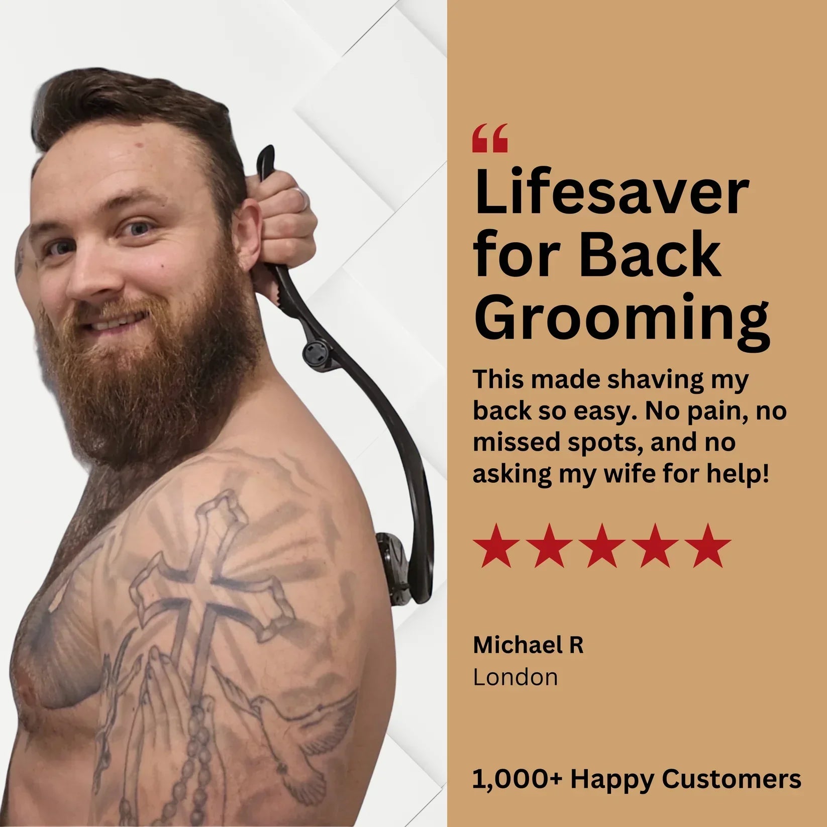 SmoothReach™ - Clean, Smooth Shaving Result