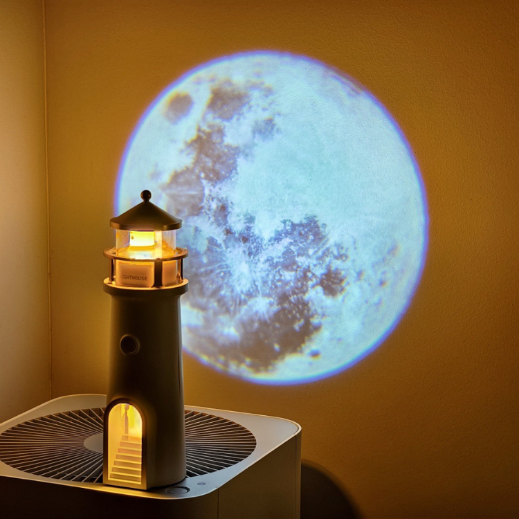 LunaBeam™ - Moonlight Lighthouse Projection Lamp Bluetooth Speaker