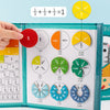 Magnetic Book Fraction Puzzle for Children™ - Learning Fractions through Play