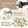 Inscript™ - Stamp Set for Burning on Wood for Personalizing Your DIY Projects