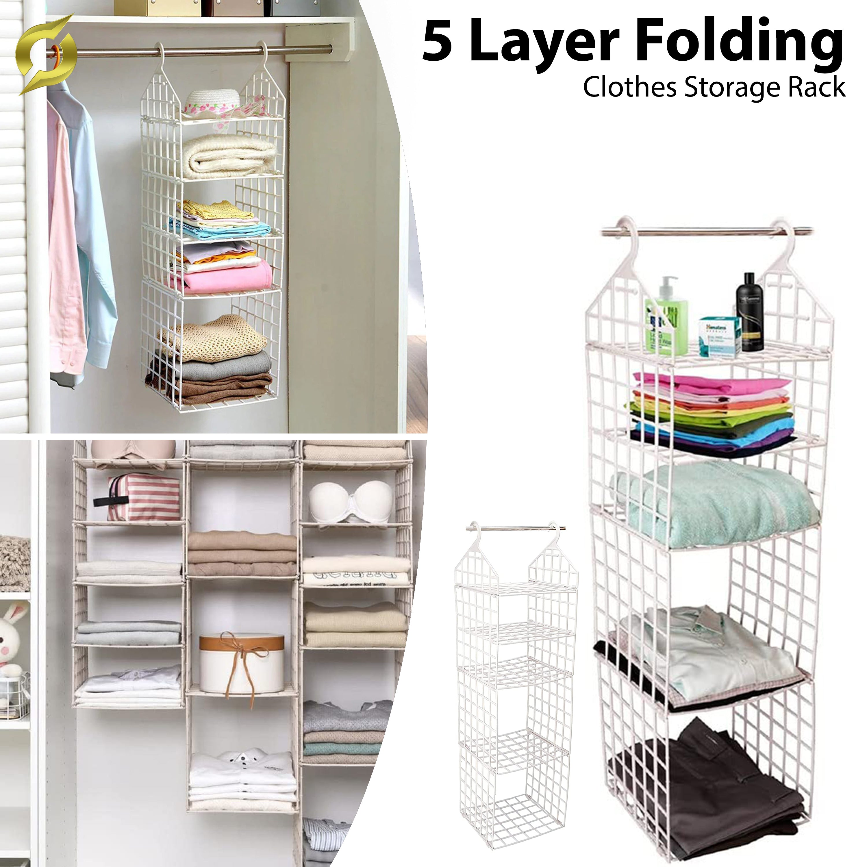 HangTidy™ - The Perfect Hanging Closet Organizer!