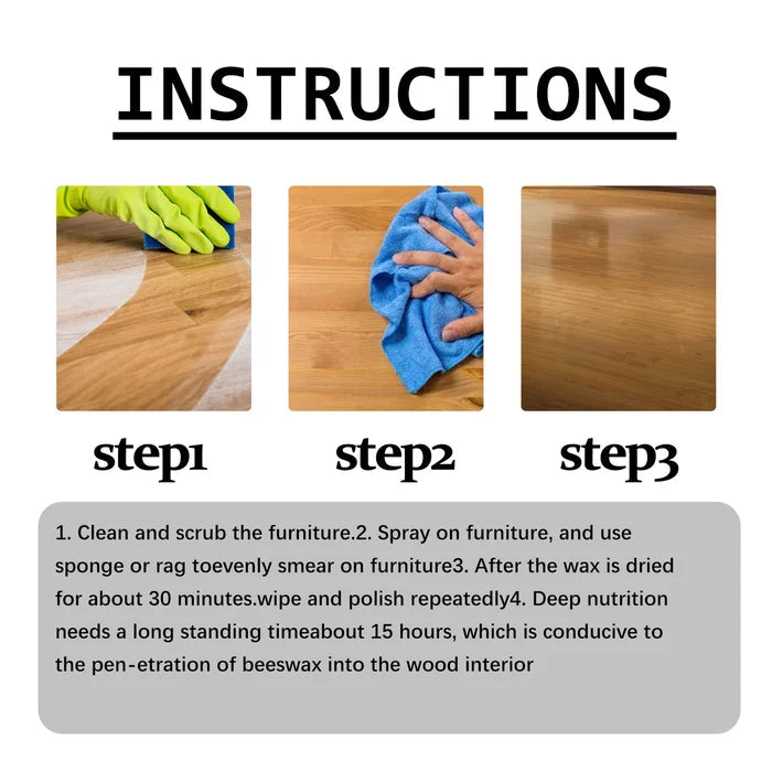 1+1 FREE | Beeswax™ Restores The Natural Beauty Of Wood In Minutes