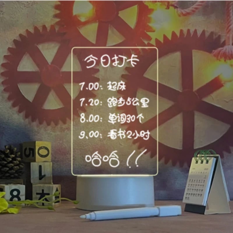 GlowNote™ - Creative LED Night Light Sign