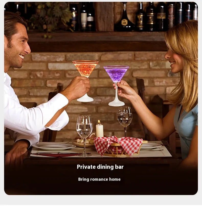 GlasGlo™ - LED Light Wine Glasses