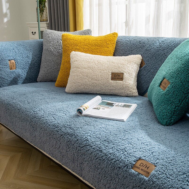 CloudNest™ — Cover your sofa with cloud-soft softness and unwavering comfort