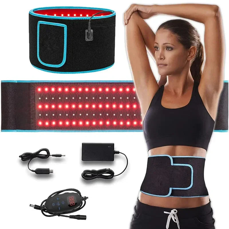 CoreVive™ Red Light Therapy Belt – Shape a confident, pain-free waist with effortless light power