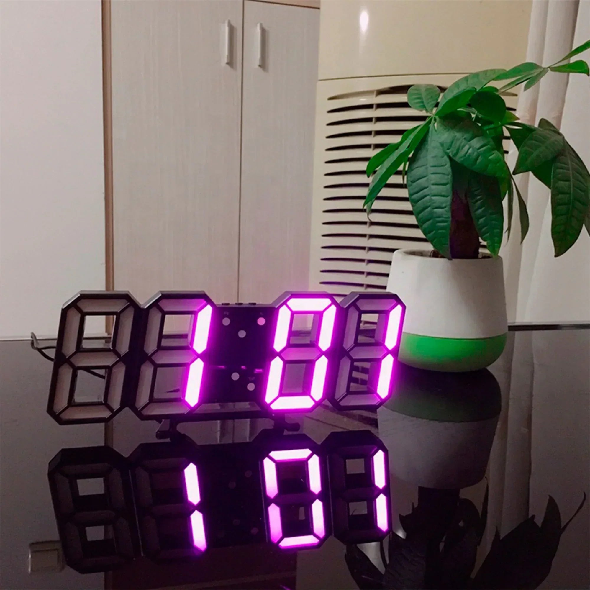 LumaPulse™ 3D LED Wall Clock – Transform Your Space with Stunning Mood-Enhancing Lighting