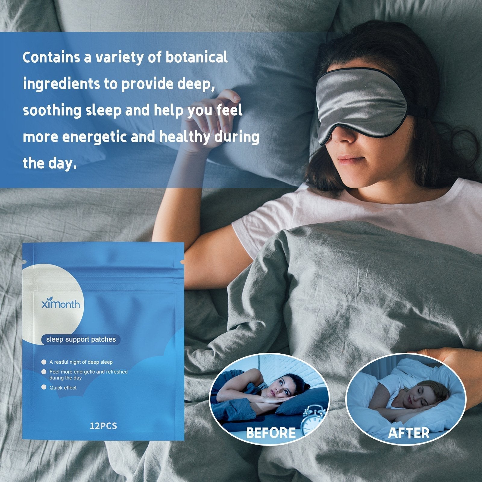 DreamPatch™ (12 pieces) - Perfect Restful Sleep and Energized Mornings
