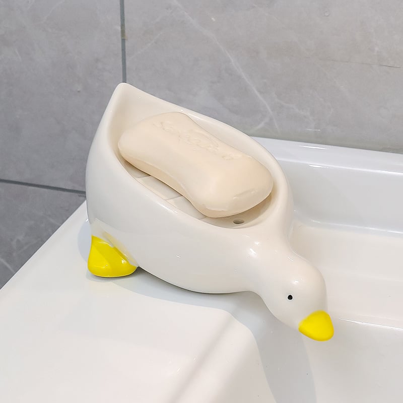 AquaQuack™ Soap Holder — Keep soap twice as fresh with playful charm