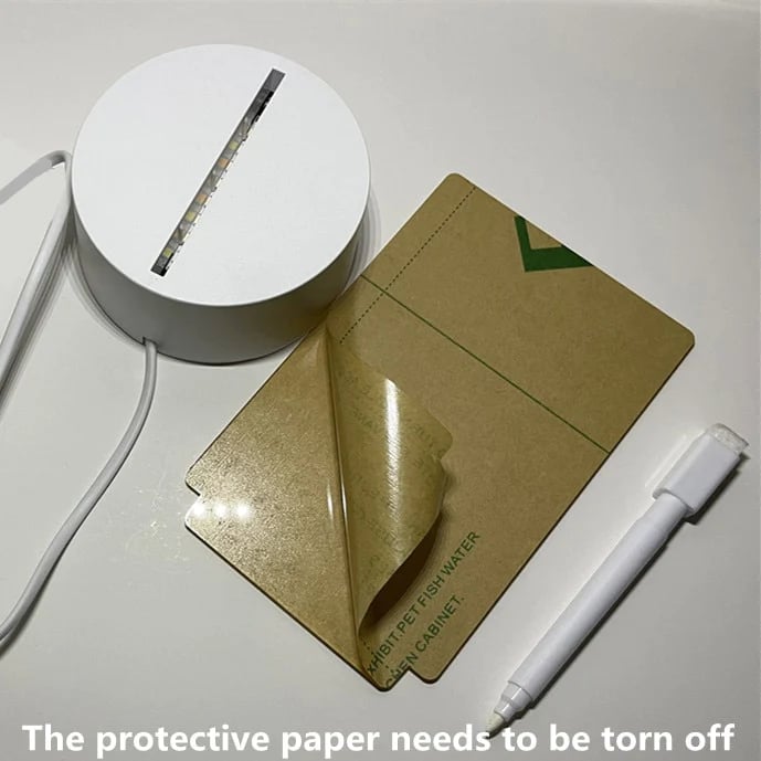 GlowNote™ - Creative LED Night Light Sign