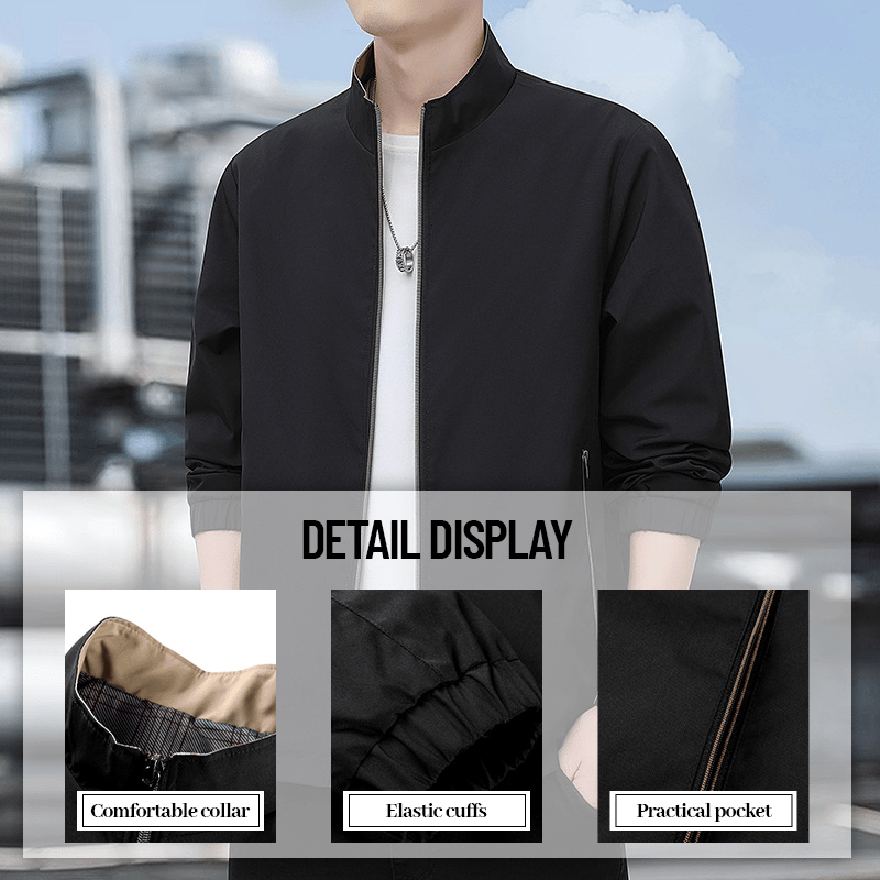 Men's Stand Collar Jacket™ – Effortless Style and Reliable Comfort for Your Active Life