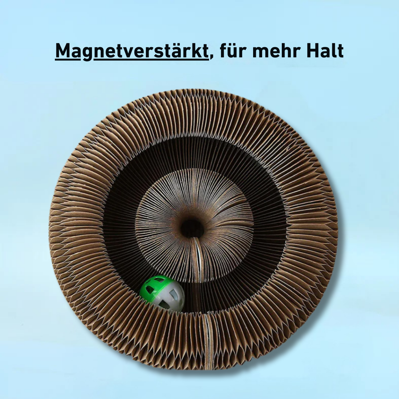 PouncePlay™ - Scratching Toy with Bell Ball