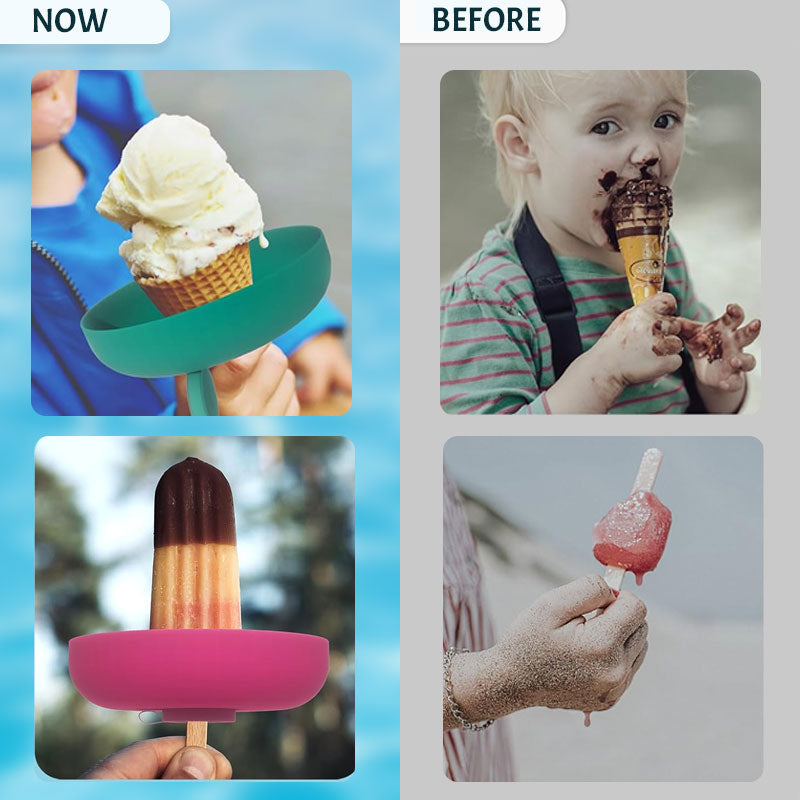 1+1 FREE | DripGuard™ Drip Protection for Ice  Popsicles & Cones