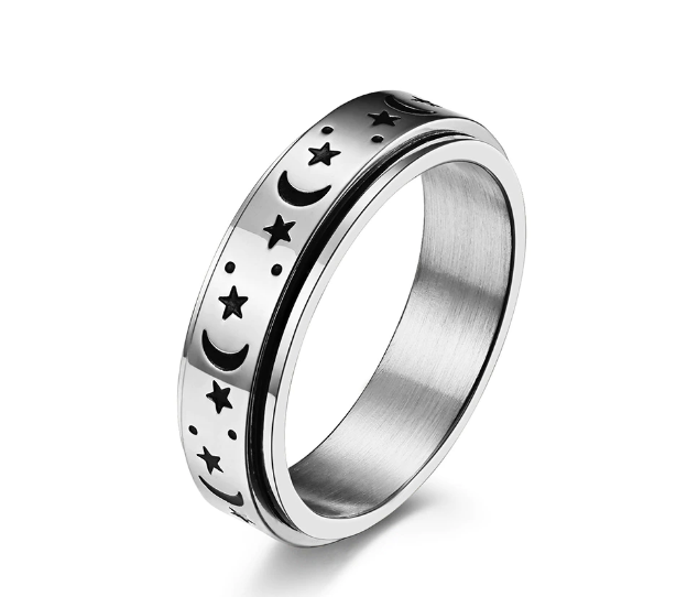 Ecliptify™ - Rotating Ring with Moon and Stars