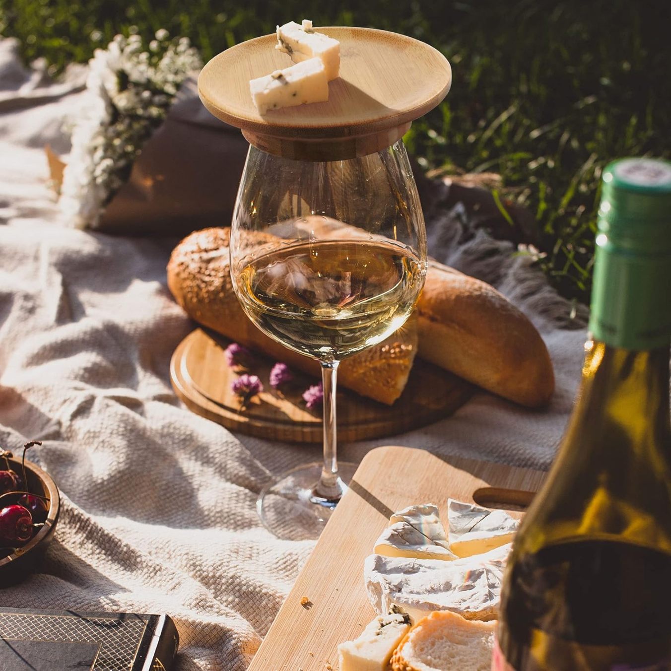 1+1 Free | WineTop™ - Wine Glass Charcuterie Lid