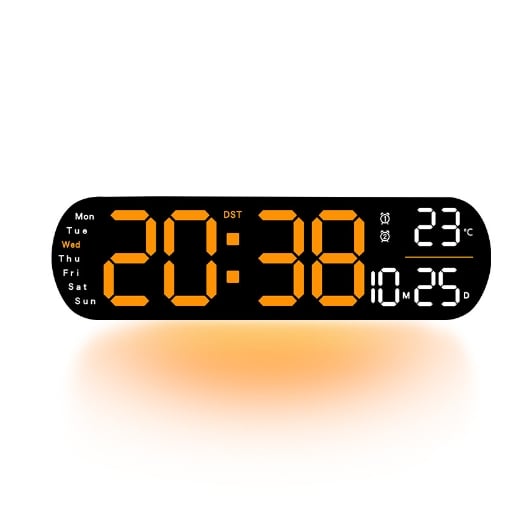 TimeLite™ - Improved Digital Wall Clock with Large Display