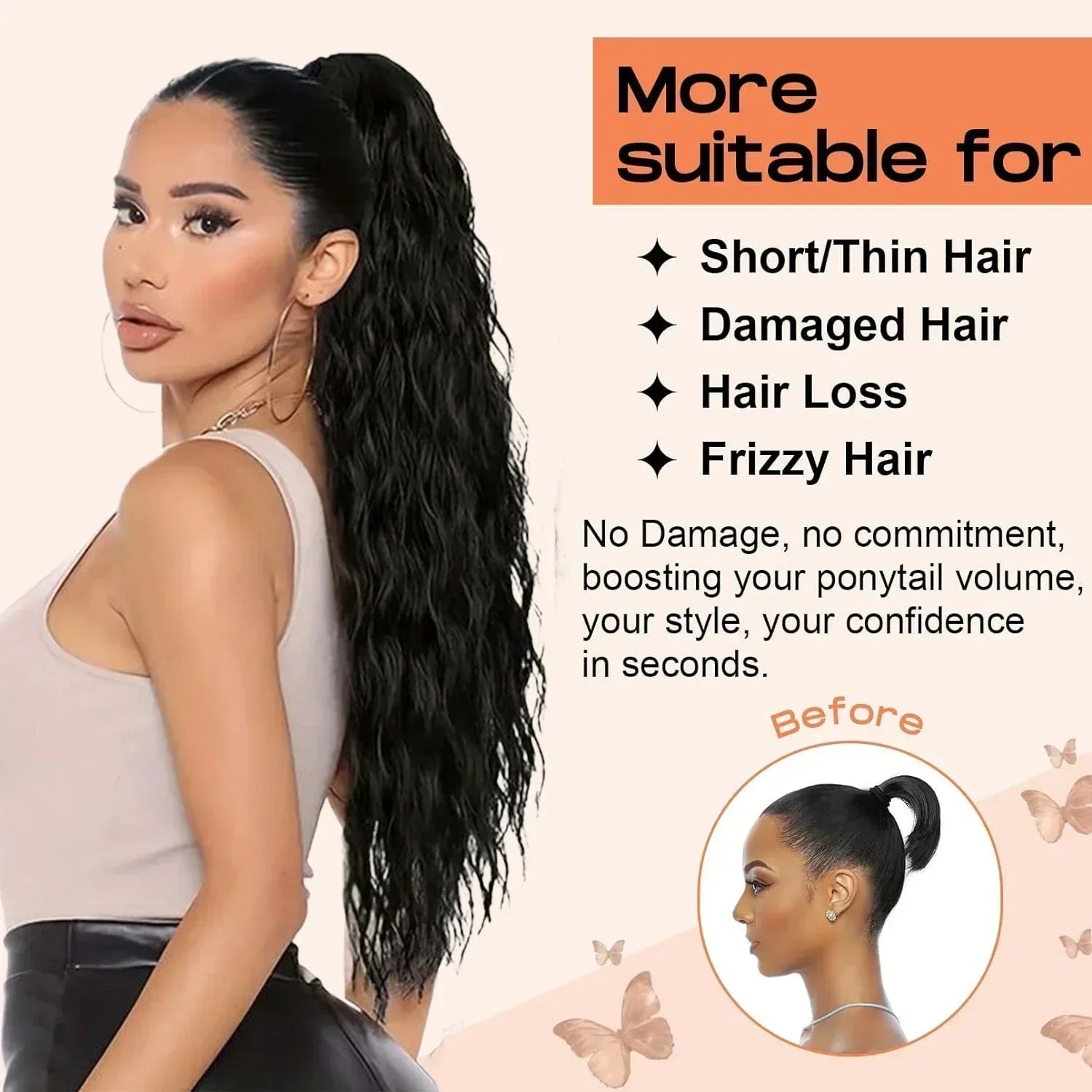 1+1 FREE | VoluStyle Extension™ — Instantly More Confidence with Full, Salon-Perfect Hair