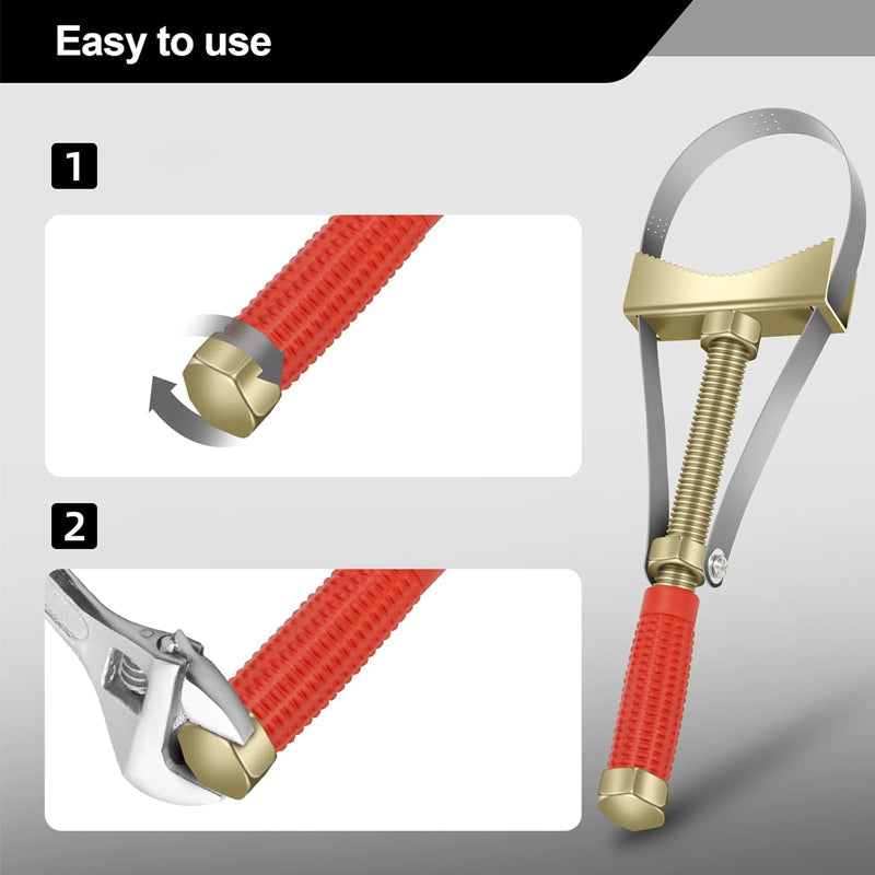 Gripzy™ — Ensures effortless and unbreakable oil changes, putting an end to oil filter frustrations