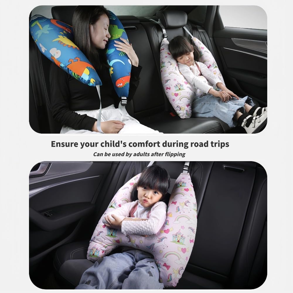 SleepMate™ – H-shaped Travel Car Pillow For Kids