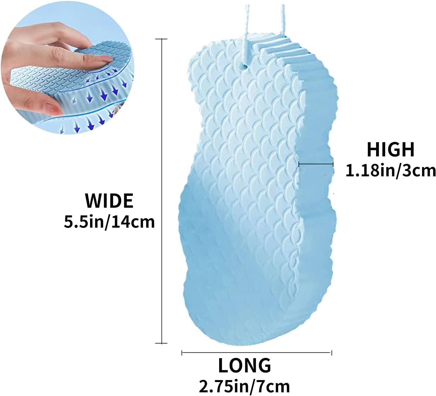 1+1 Free | SoftEx™ Super Soft Exfoliating Bath Sponge