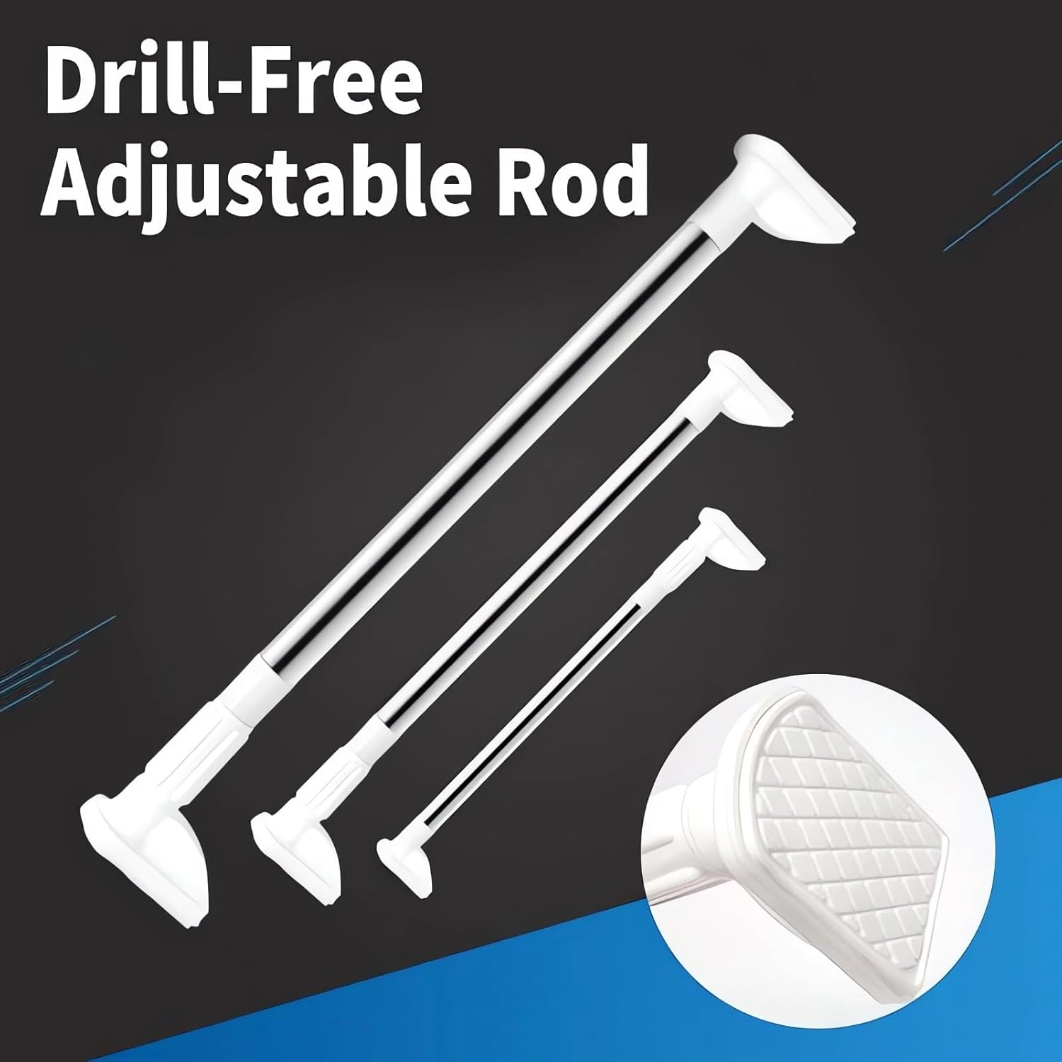 Drill-Free Adjustable Rod™ - Quick and Easy Solution!