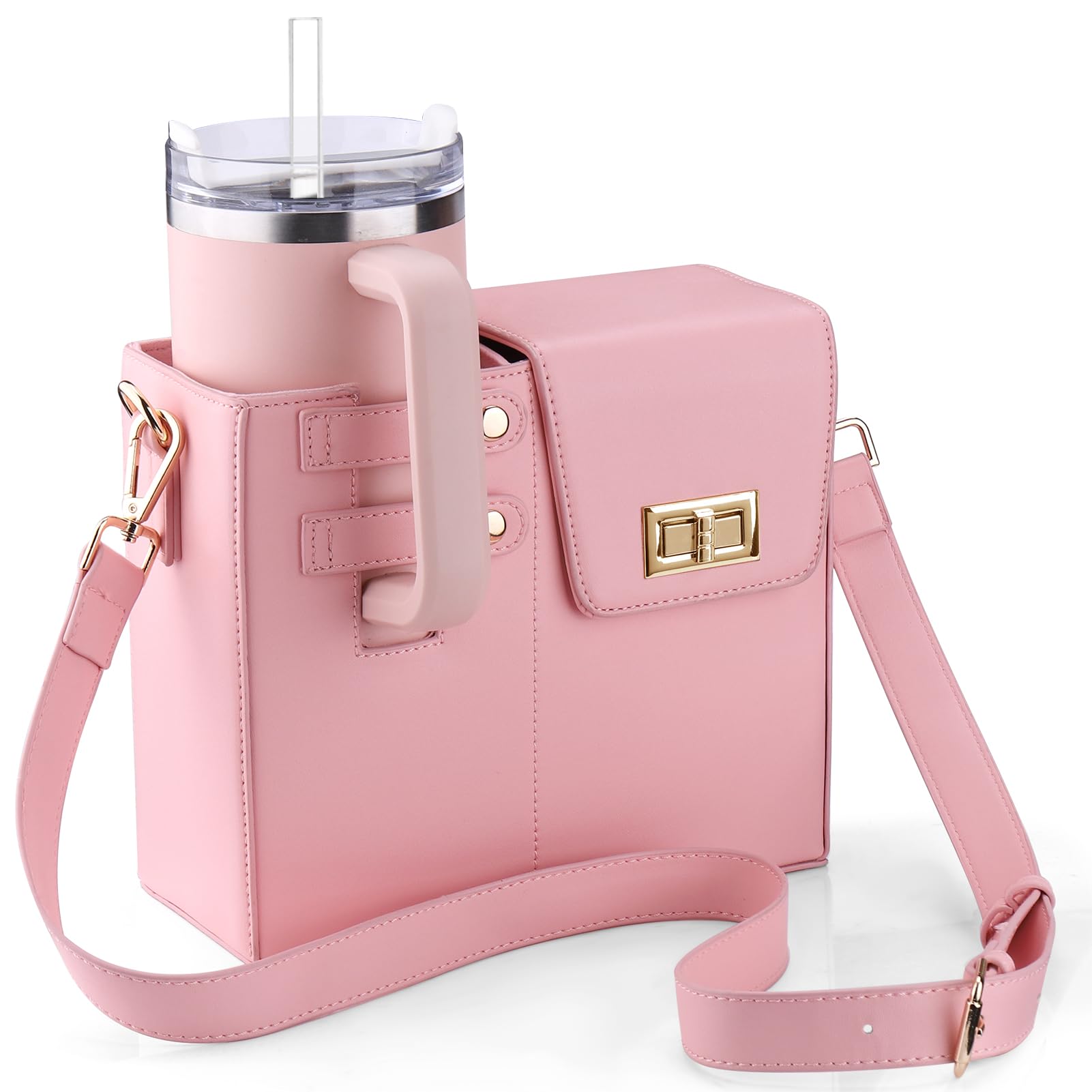 HydraBag™ - Shoulder Bag with Sports Water Bottle Holder for Women