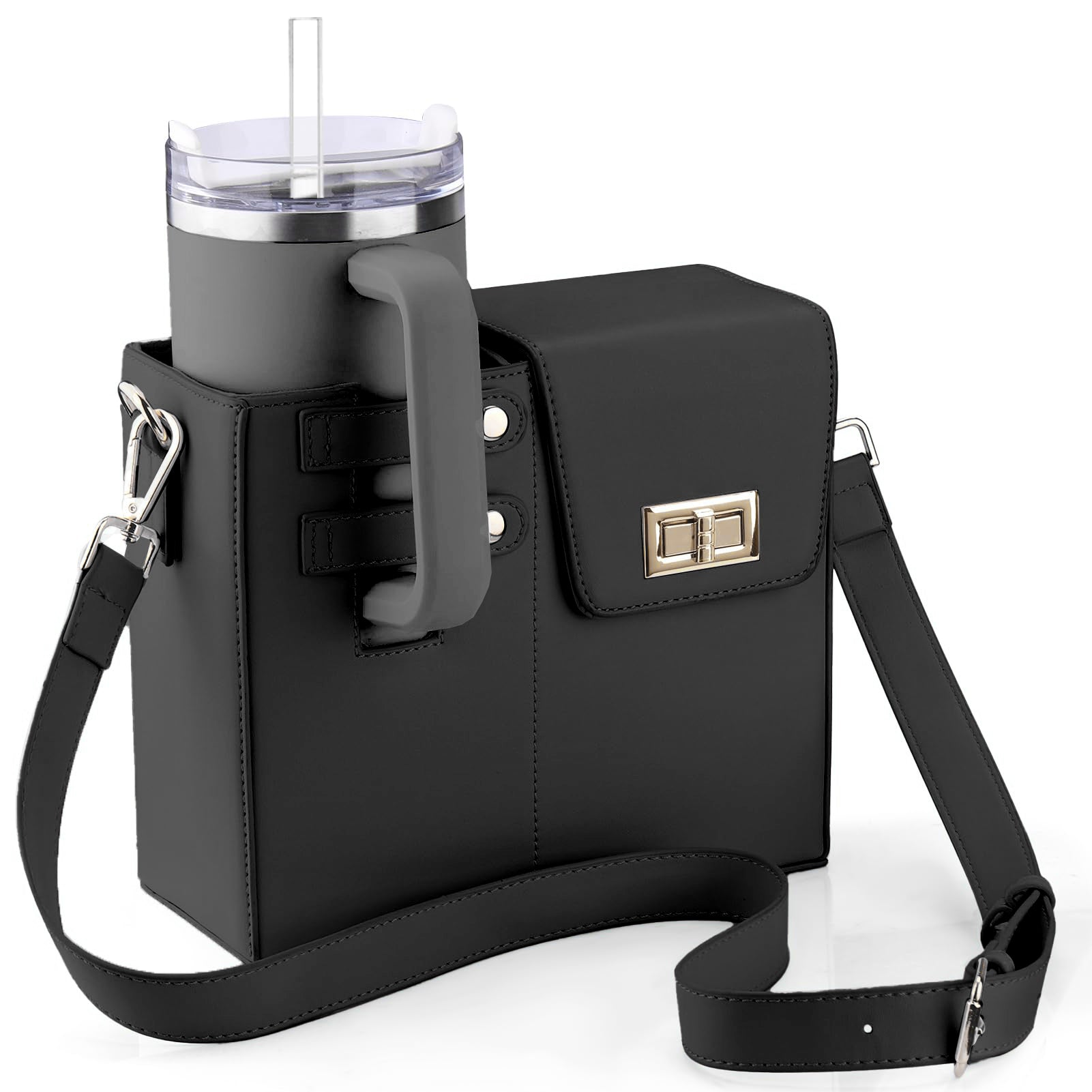 HydraBag™ - Shoulder Bag with Sports Water Bottle Holder for Women