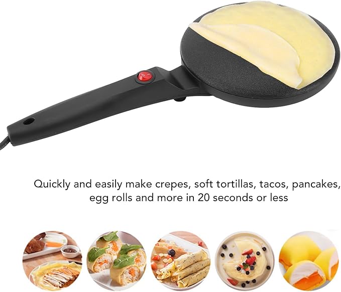 CrepeMaster™ – Non-stick Coating Electric Crepe Maker