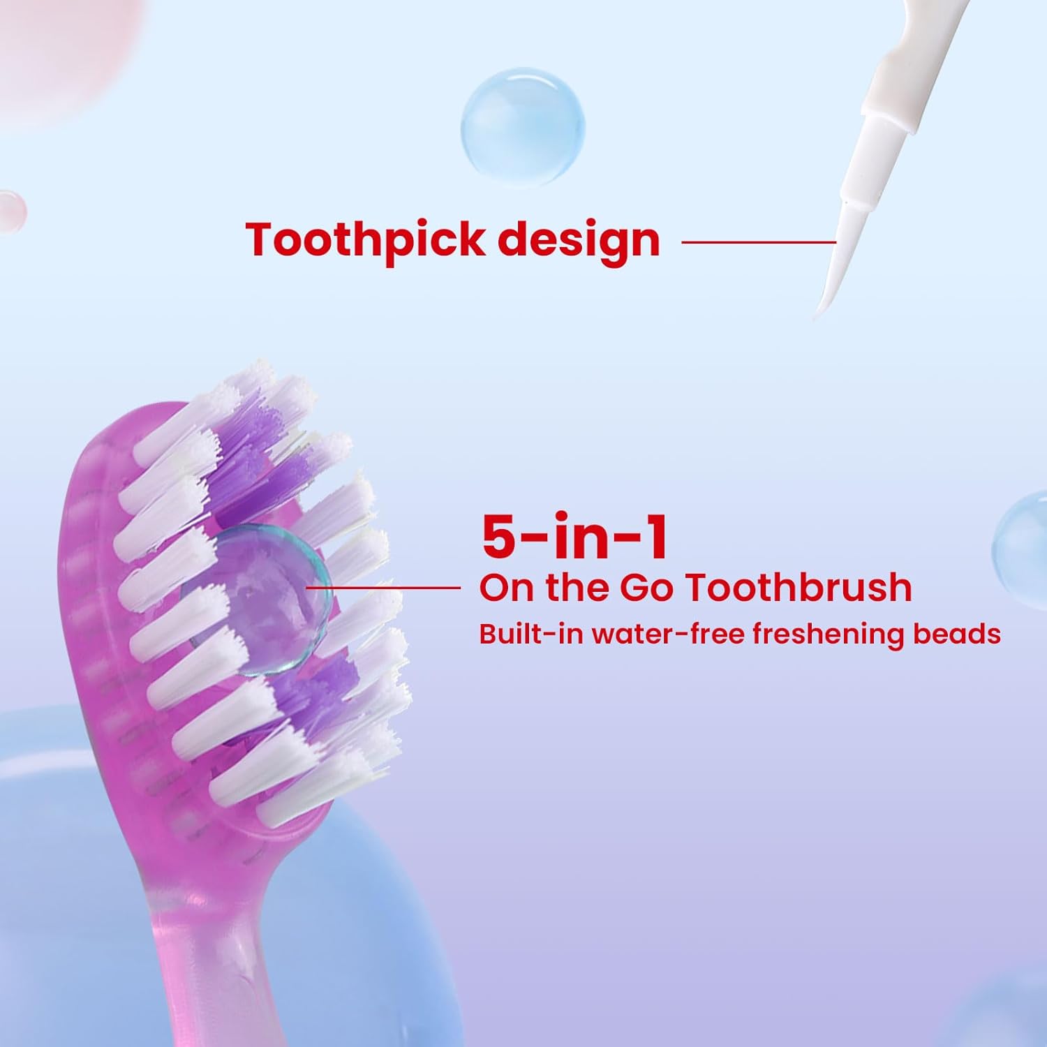 1+1 FREE | FreshKit™ 5 in 1 Mini Toothbrush