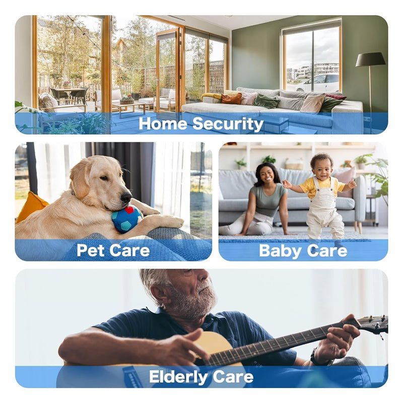 Visionix™ - Wireless Indoor Motion Detection Robot Camera