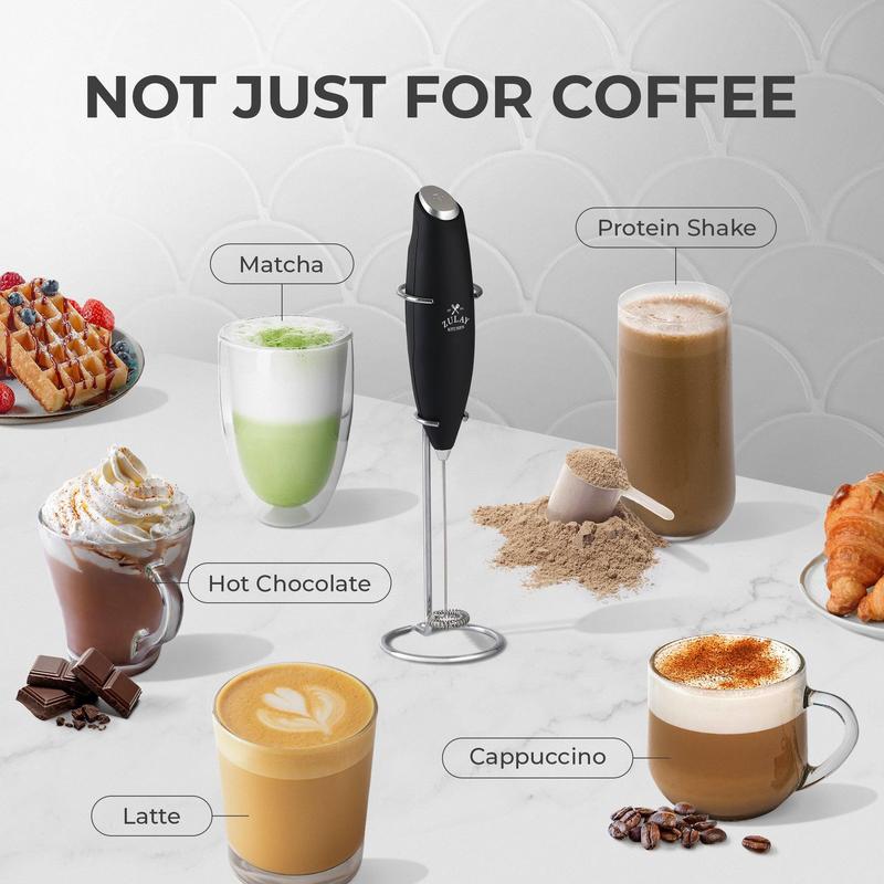 VelviWhip™ — Instant café-quality foam for irresistibly creamy coffee experiences